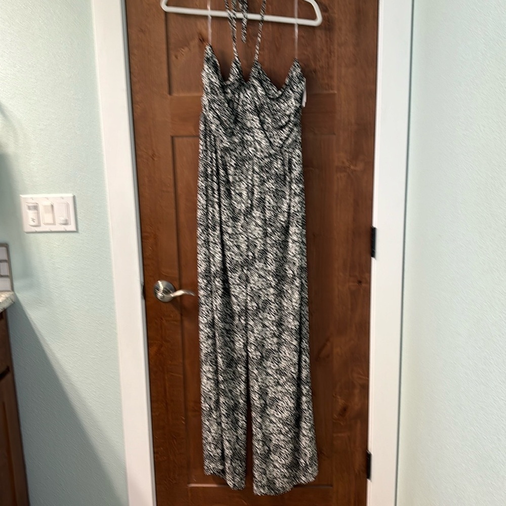 Abound Floral Halter Romper
